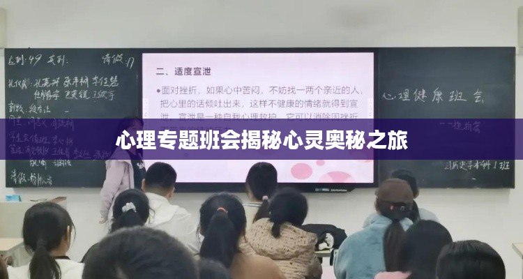 心理专题班会揭秘心灵奥秘之旅