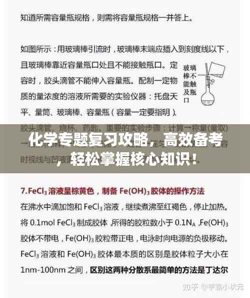 化学专题复习攻略,高效备考,轻松掌握核心知识!